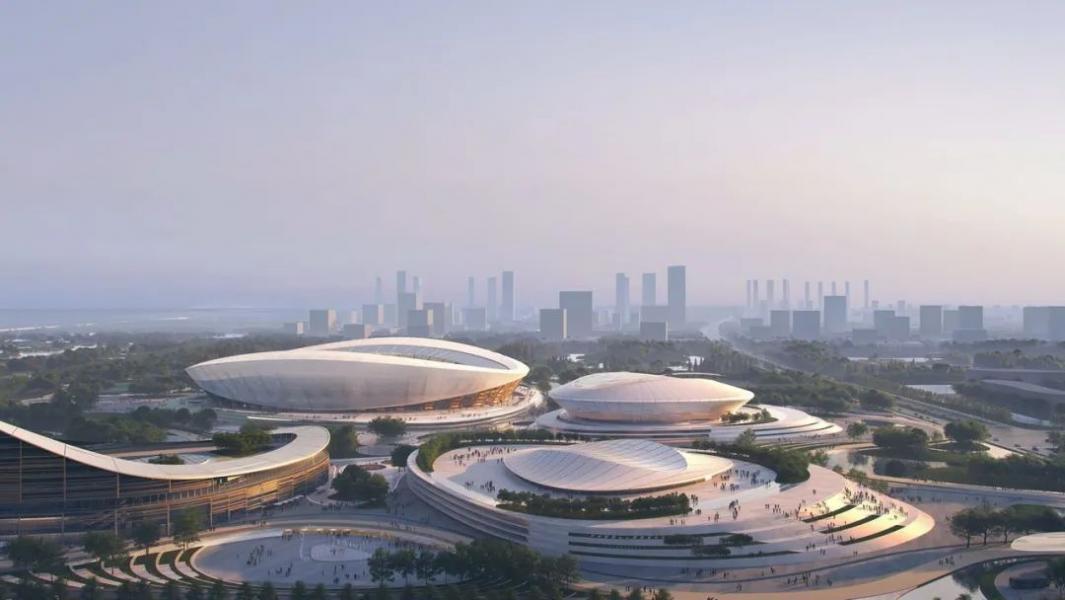  无锡新地标 | 优发国际膜结构助力无锡奥林匹克体育中心建设